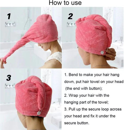 Hair Dry Cap Towel